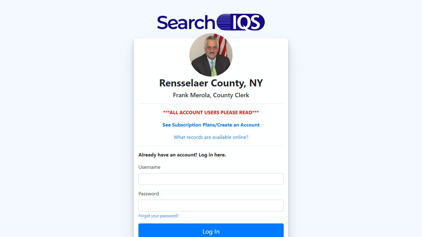 Rensselaer County, NY - SearchIQS